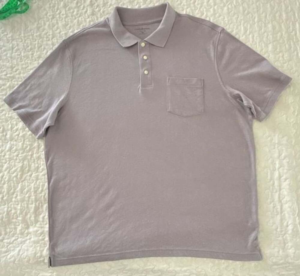 Croft & Barrow Easy Care Purple Polo Shirt Xl